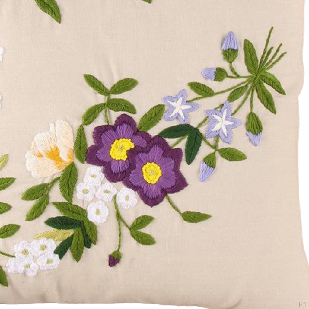 Embroidery Pillow Covers Kit Cross Stitch DIY Crafts Bedroom Decoration Sewing Supplies Cushion
