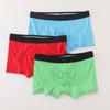 Men's 50-Count Modal Boxer Briefs - Breathable, Double-Layer, Solid Color, Adult Simple Knit Design