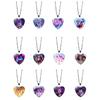 Korean Pop Hunters Necklace Anime Merchandise Necklace Cute Heart Pendant Anime Girl Group Necklace Gift for Movie Fans