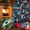 100pcs Christmas Lights Gutter Clips Reusable Waterproof Frostproof Plastic Gutter Clips String Light Hooks for Party  