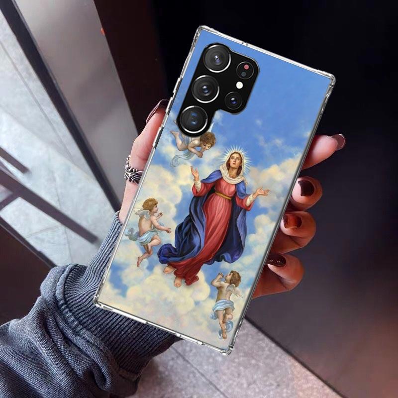 Virgin De Guadalupe Virgen Mary Phone Case for Samsung Galaxy S26 S25 Edge S24 S23 Ultra S22 Plus S21 FE S20 + Soft Cover Print