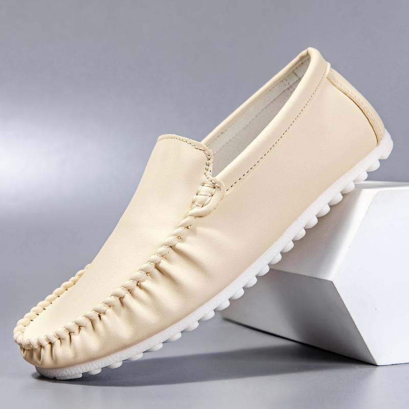 2025 Summer Classic Penny Loafers Men Boat Shoes Lightweight Man Moccasins Leather Slip On Flats Luxury Casual Driving Shoes