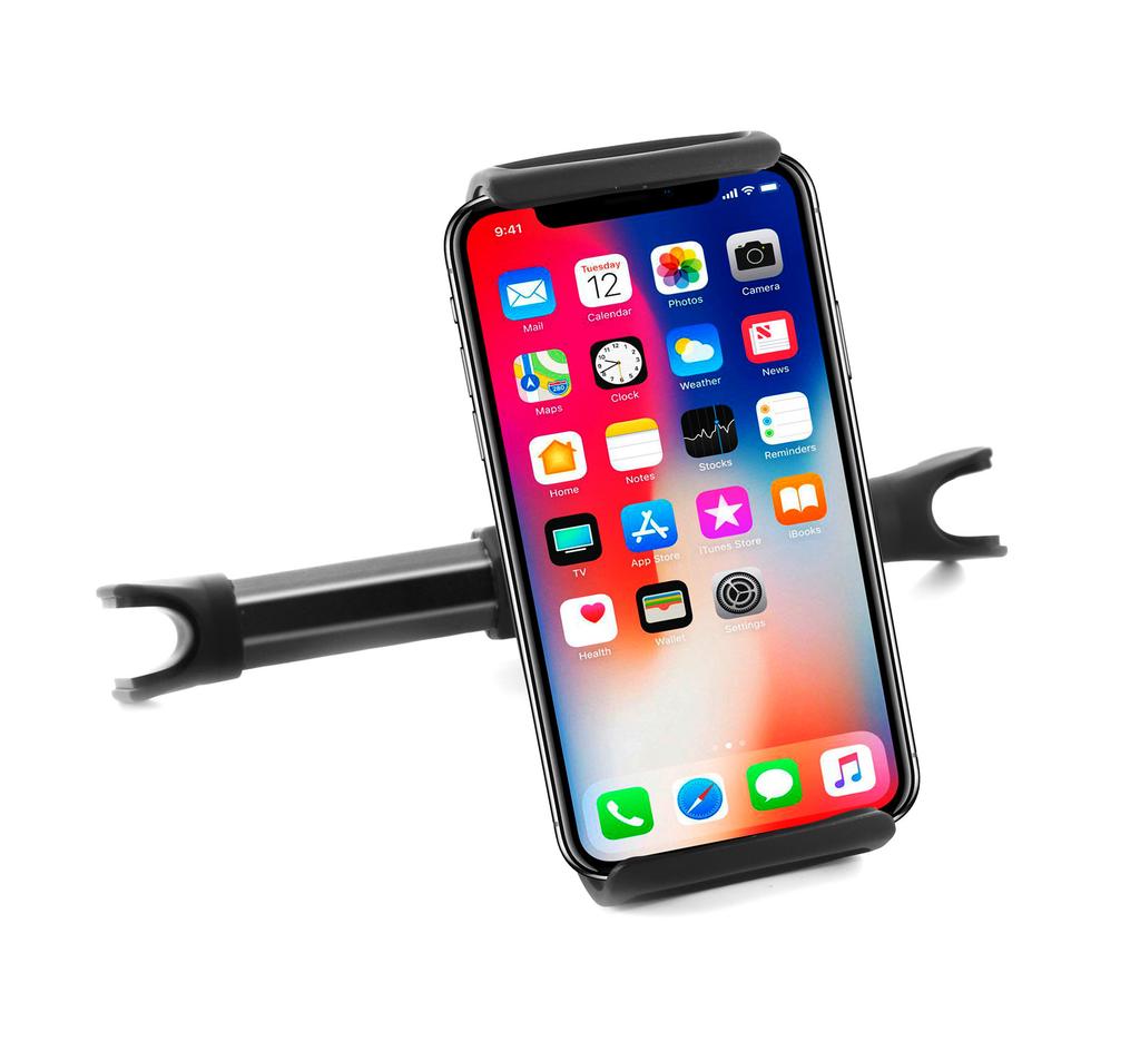 Adjustable Phone Tablet Stand Car Rear Seat Holder Vehicle Headrest Bracket Universal Mount Compatible for Apple iPhone iPad