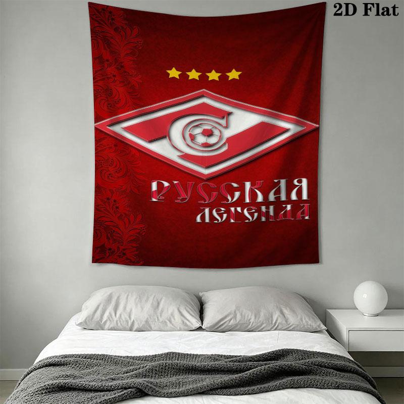 Spartak Moscow Odyssey Wall Hanging Printed Fabric Blanket Decorative Tapestries for Bedroom Living Room Home Decor