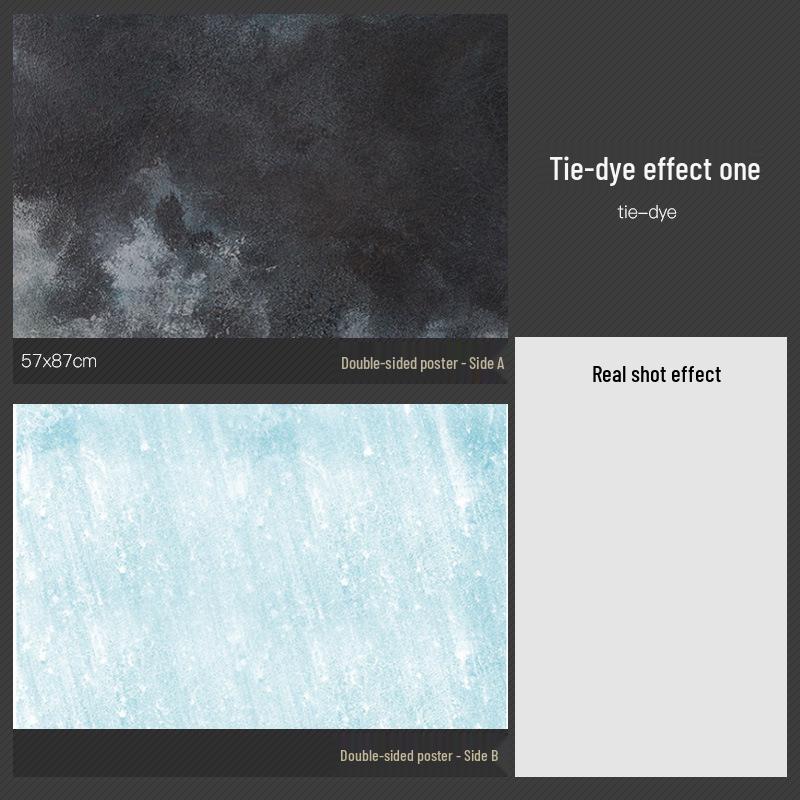 3D Double-Sided Tree Shadow Background Paper for Photography: Minimalist Prop for Cosmetics, Food, and Jewelry Still Life