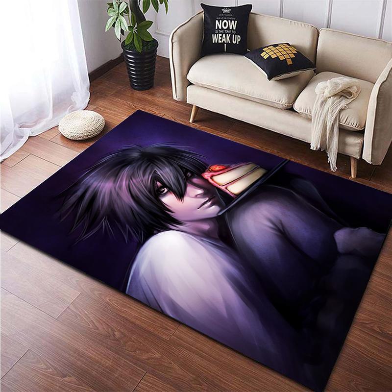 Death Note Gebied Tapijt Grote Tapijt Tapijt Voor Woonkamer Kid Slaapkamer Decoratie Kinderen Spelen Floor Mat Comic Anti-Slip