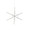 Christmas Tree Hanging Ornament with Faux Pearls Styling, Elegant Holiday Decors for Branches, Window, and Home Accents