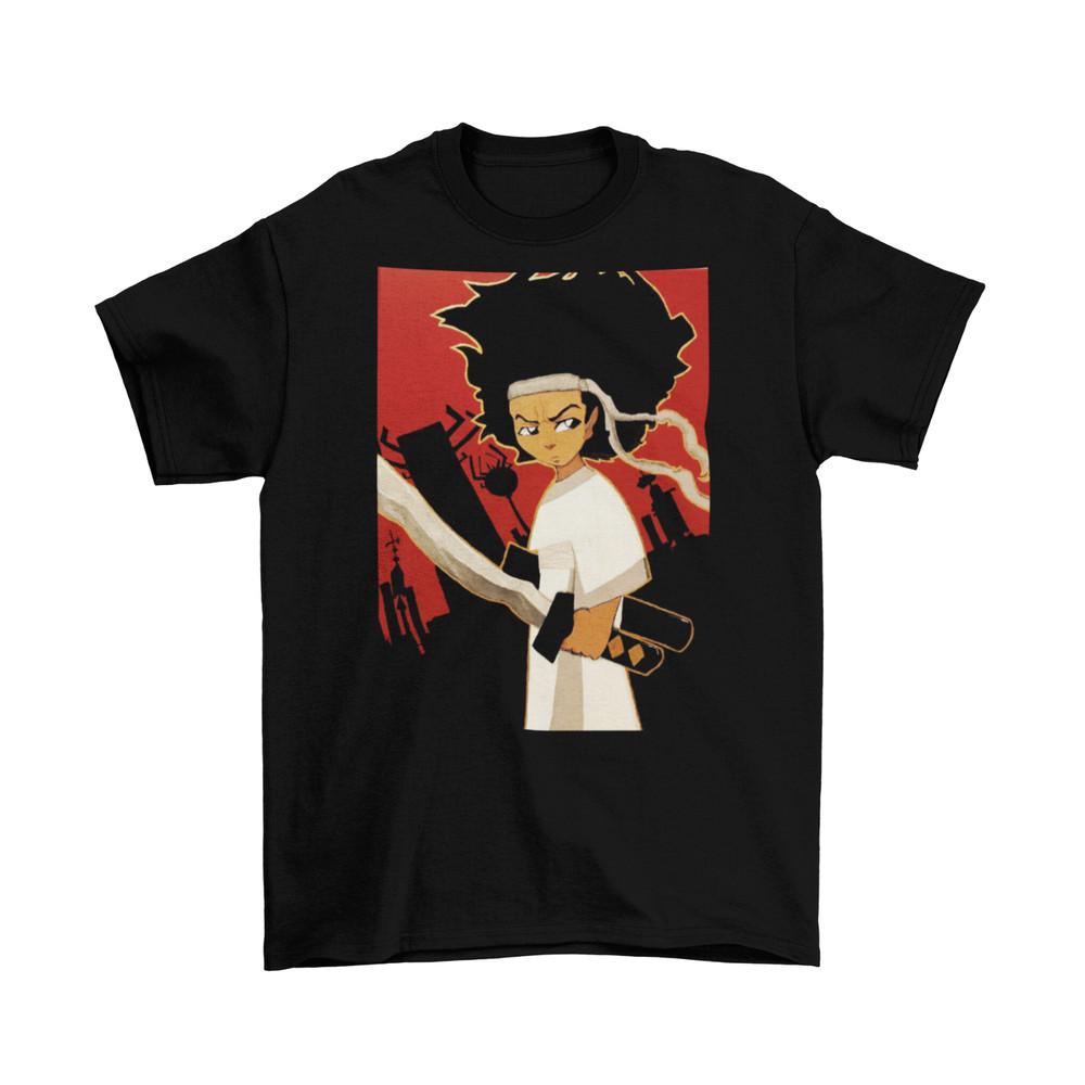 Samurai Jack Boondocks T-Shirt Unisex Adult Funny Sizes Cotton Cartoon TV New