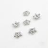 S925 Sterling Silver Flower Spacer Beads for DIY Necklace and Bracelet Jewelry