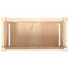 Vidaxl Donica Ogrodowa, 60X31X31 Cm, Lite Drewno Sosnowe