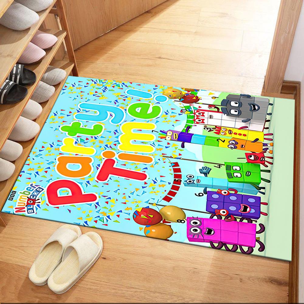 Numberblocks Area Rug Suitable for Kitchen Living Rooms Study room Bedrooms Anti-slip Rug Office home decor Perfect Gift for Women/Men