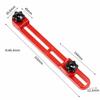 Durable Adjustable Cutting Machine Base Guide Rail ABS High-Quality Locking Tool Holder Woodworking Fixing Bracket