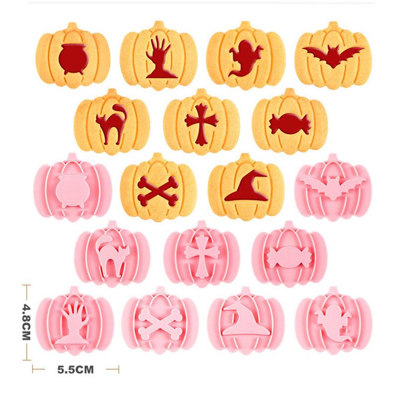 Cookies Candy DIY Baking Chocolate Cake Mold Halloween Silicone Molds Pumpkin Skull Halloween Themed Cake Decorating Tools