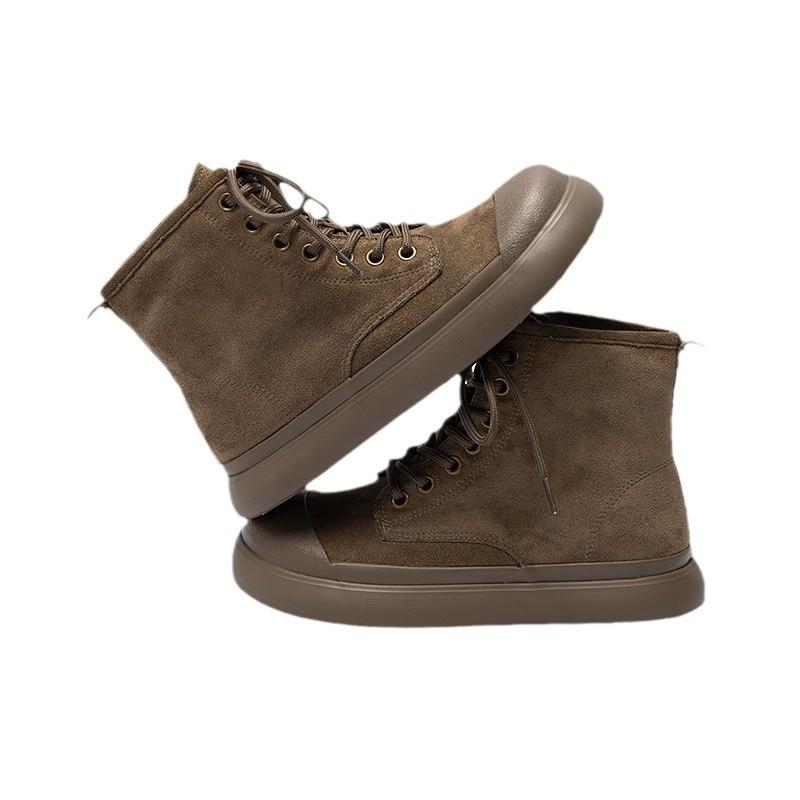 Global thick-soled high Martin boots for women's 2025 spring lightweight and versatile tooling casual shoes for women ZHQ-XA268