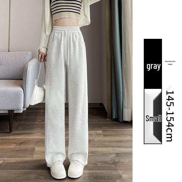 Women s Summer Slimming Ice Silk Wide-Leg Pants Small