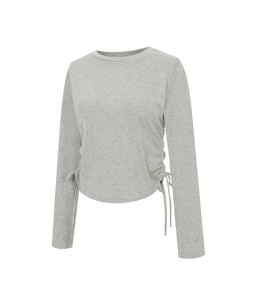 PAIGEFLYNN Side String Round T-Shirt_P6Ats003C