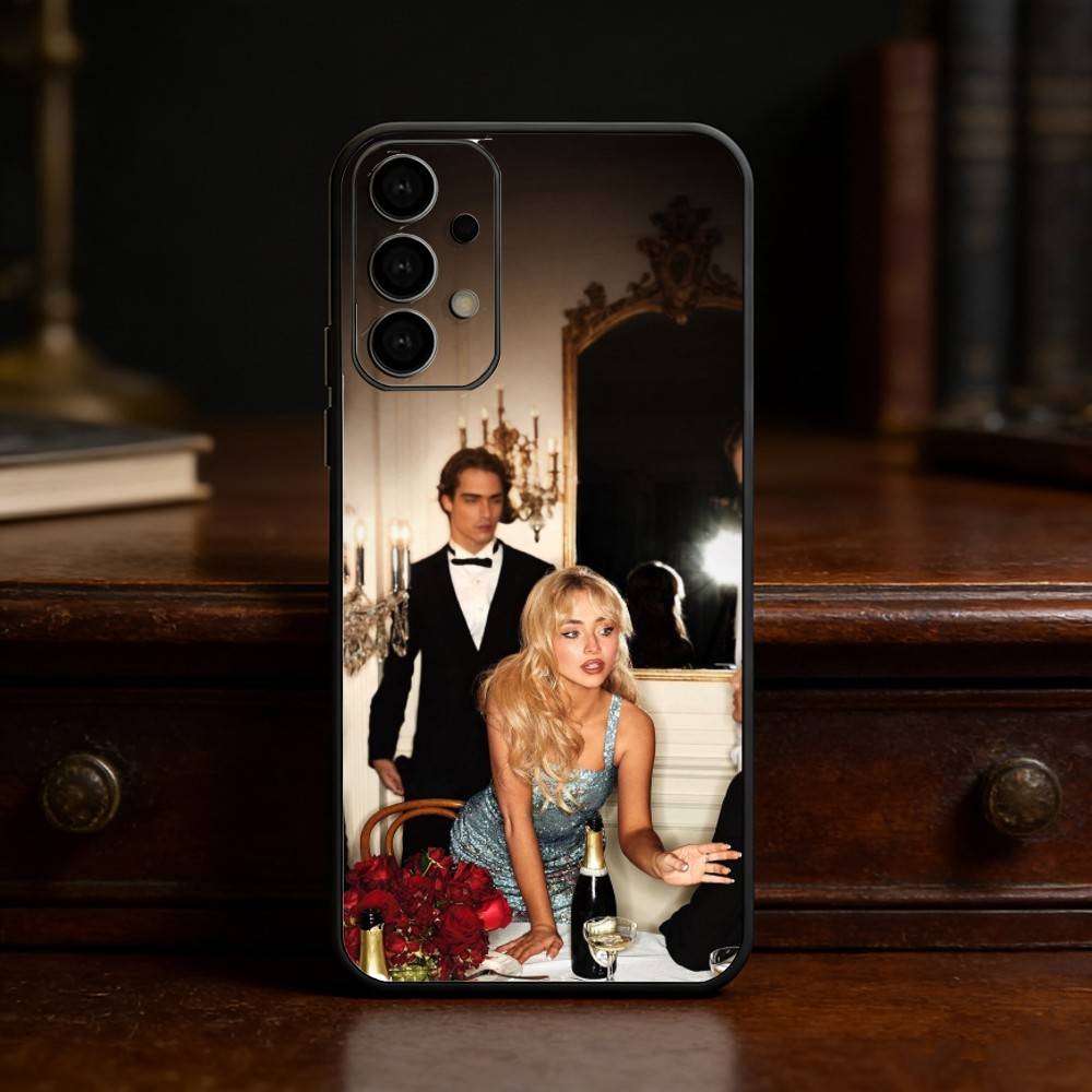 

Singer S-Sabrina C- Carpenter phone Case For Samsung S25,24,21,22,23,30,Ultra,20,Plus,Fe,Lite,Note Soft Black Cover Samsung S20lite5G