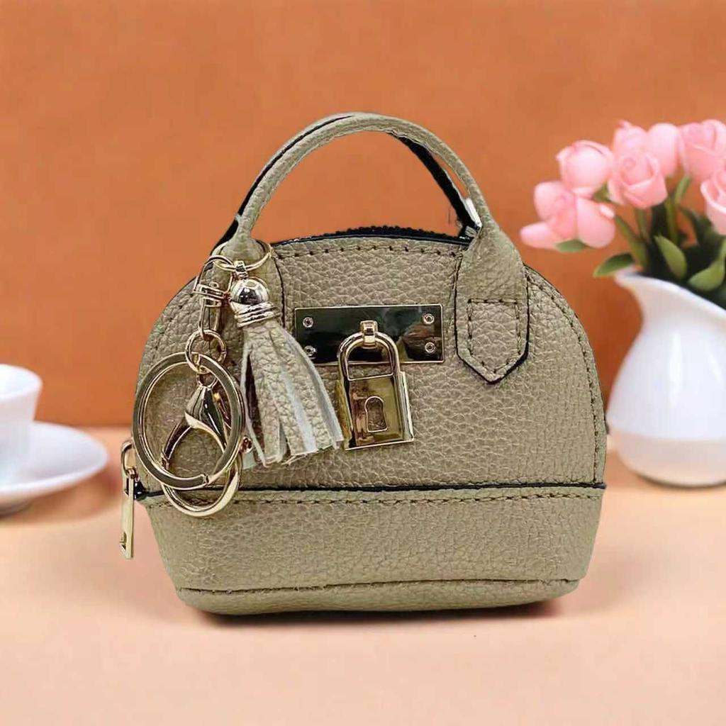 New Mini Change Bag Women's Creative Coin Bag Keychain Bag Japanese and Korean Version Mini Simple and Cute Small Change Bag