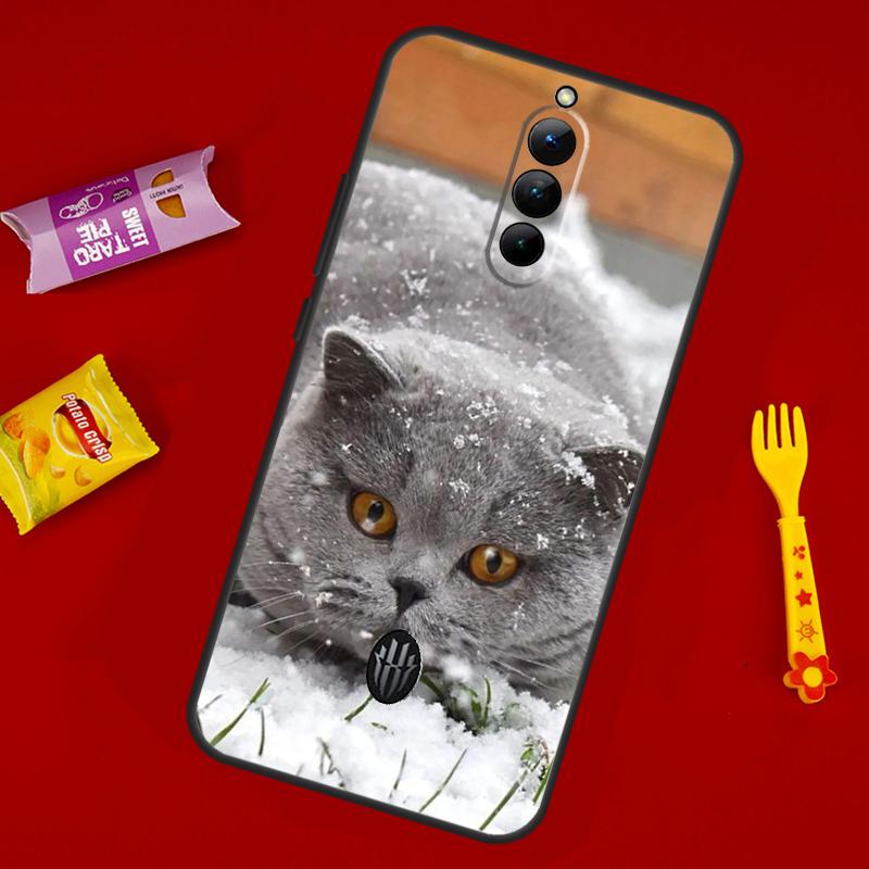 British Shorthair Cat Phone Case For ZTE Nubia Red Magic 11 Pro Plus 10 10S 9 9S 8 8S 6S 7S 6 7 Pro 10 Air Cover