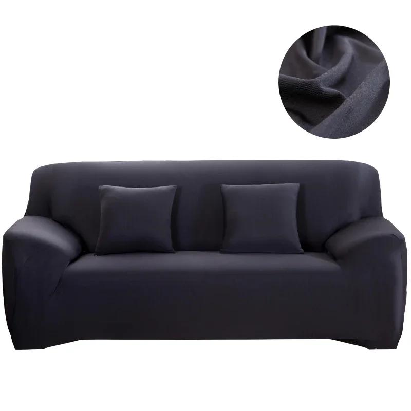 Solid Stretch Sofa Cover Tight Wrap All-Inclusive Sofa Cover For Living Room Funda Sofa Couch Cover Armchair Cove Elastic Plain