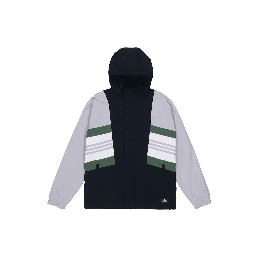 Adidas Ultraboost Jacket With Fleece Lining And Woven Hood Men Outerwear Silver-Gray GU1739