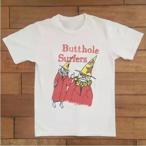 Butthole Surfers Band Music Tour White T-Shirt 100% Cotton Unisex Gift All Size XXXL