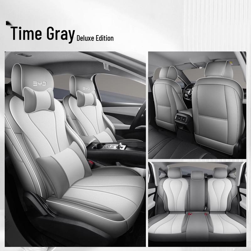 Pernițe pentru scaune auto din piele integrală, pentru toate anotimpurile, pentru BYD Seal 05DM-i - Potrivire universală pentru cinci locuri