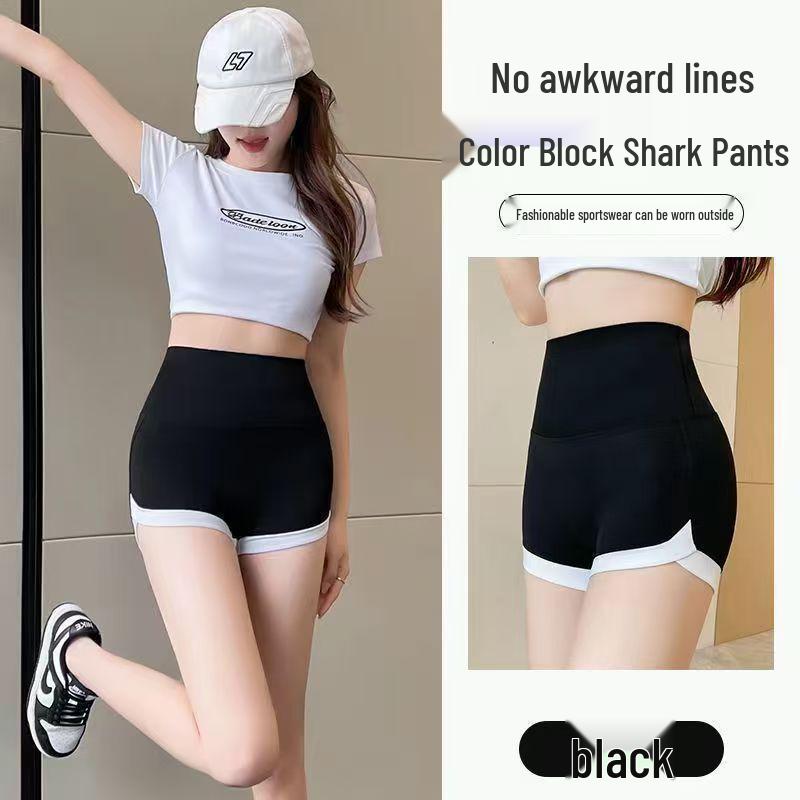 

Women s Summer 2026 Sharkskin Anti-Exposure Shorts: Yoga, Cycling, Outdoor Fitness Base Layer XL [120-145 lbs] чорний