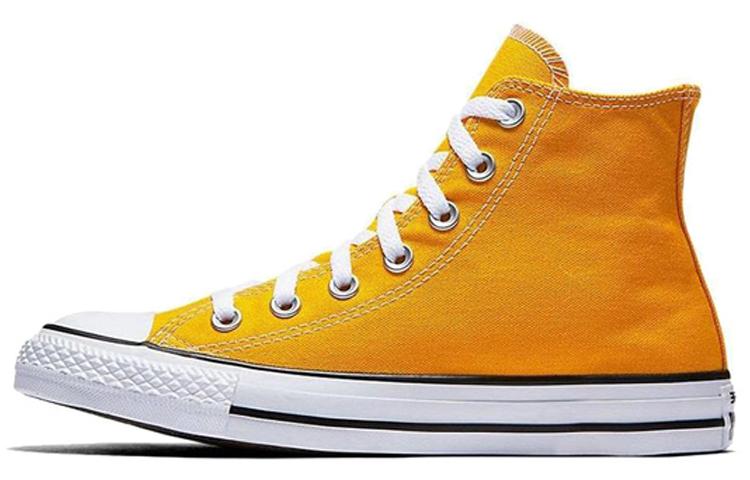 Herren Sneaker Converse Chuck Taylor All Star Hi Plimsolls in Orange 37 black