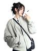 Women's Retro Thin Bomber Jacket: Spring/Autumn, Korean & American Style, Baseball Windbreaker 2025