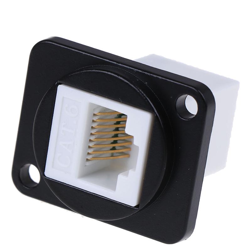Rj45 võrgupistiku metallpaneeli pesa D-tüüpi tsingisulamist kinnitus Cat6