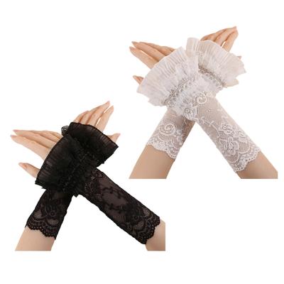 1 Pair Lace Arm Sleeves Suitable for Various Outfits and Occasion Perfect for Nails Art Photography Styling Needs