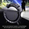 Outdoor Portable Bluetooth Speaker, Large G Flashlight, Solar Player, Wireless Card, Music Household Lamp Party Tools