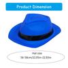 Solide Homburg Cowboyhüte Plastik Hutband für Damen Herren Foto-Requisiten Western für Bühnenstück Unisex-Kleidung Kopfbedeckung