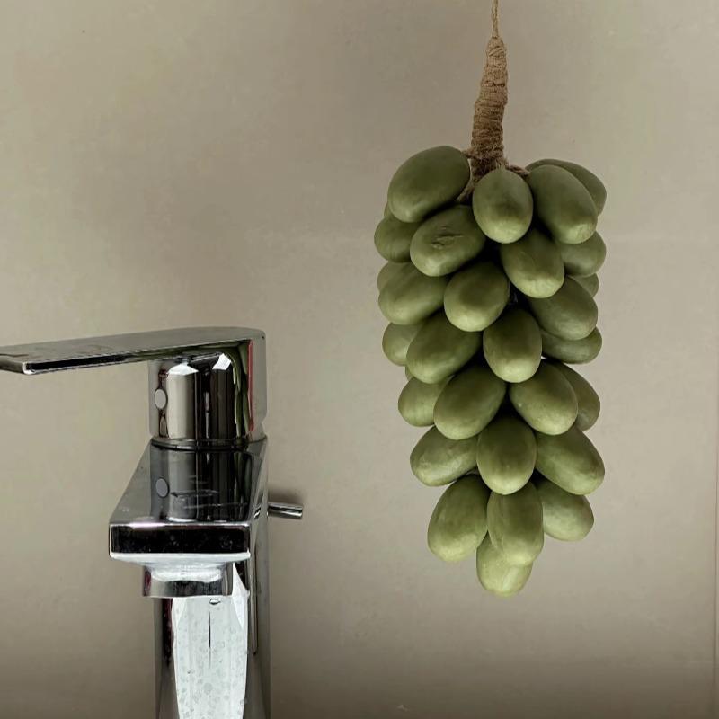 Green Grape Handmade Soap Pendant: Long-lasting Fragrance Souvenir for Bath and Birthday
