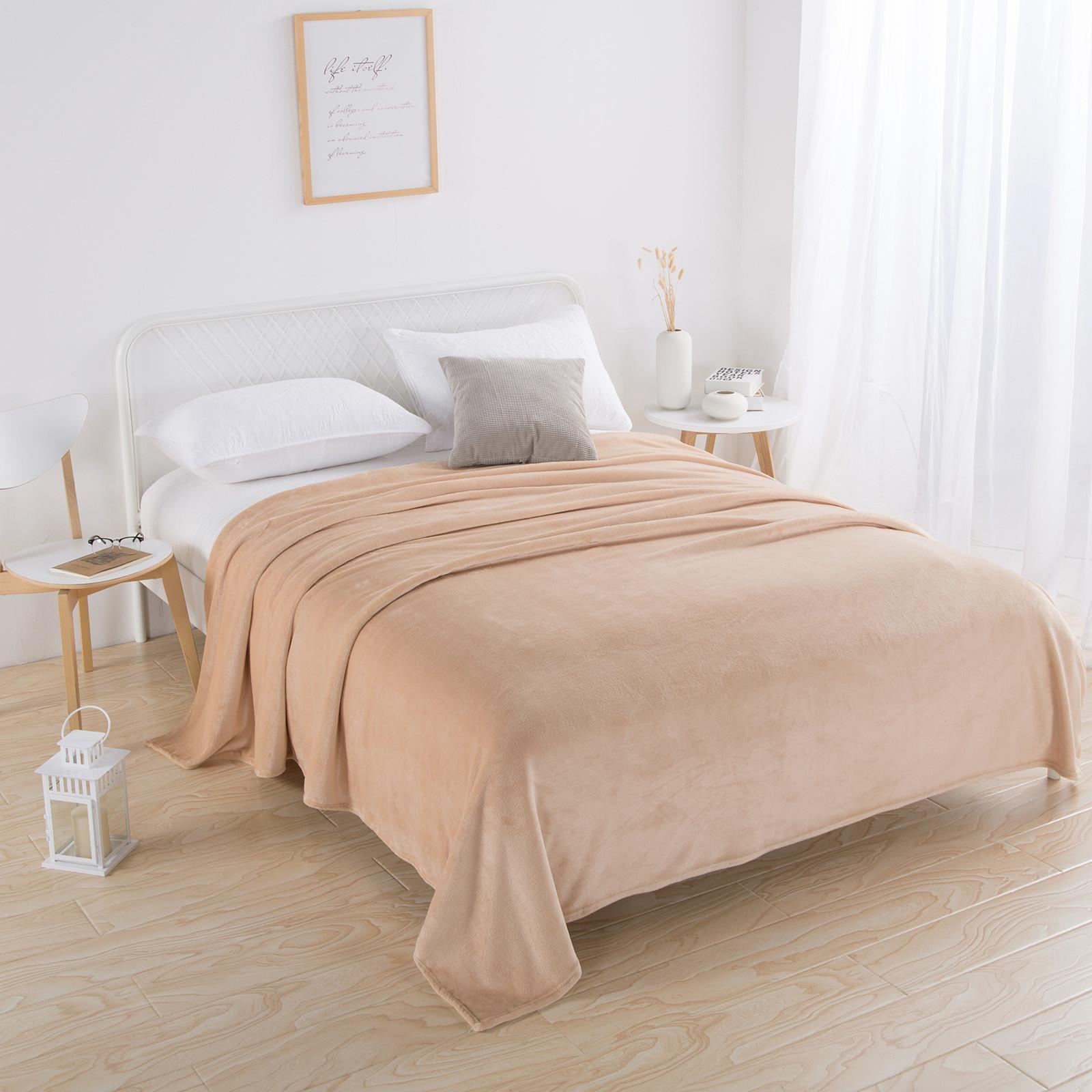 

Color Blanket Flannel Blanket Coral Blanket Flannel Gift Blanket Conditioning Blanket One Size