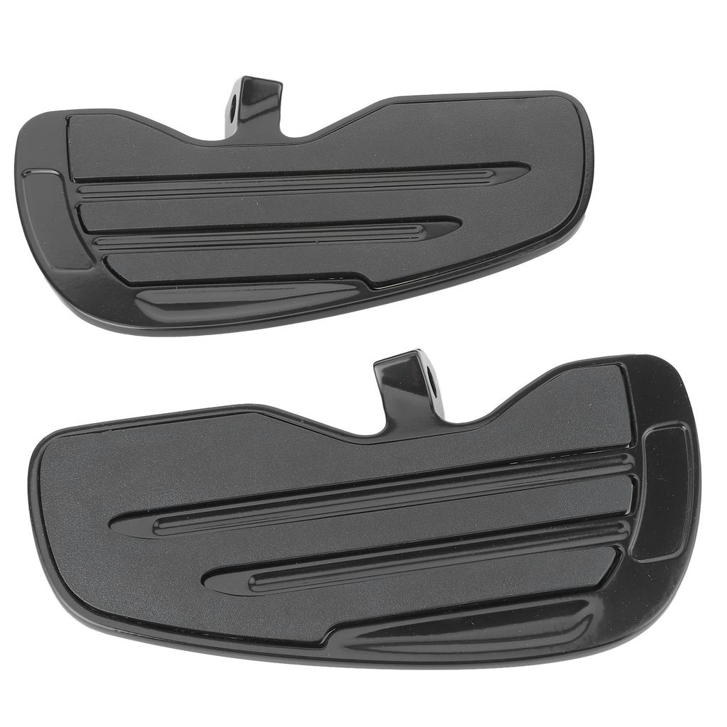 Aluminum Front   Floorboards Foot Pegs Footboard Fit for Indian   Sixty Bobber 20152021(Matte Black Glossy Black )