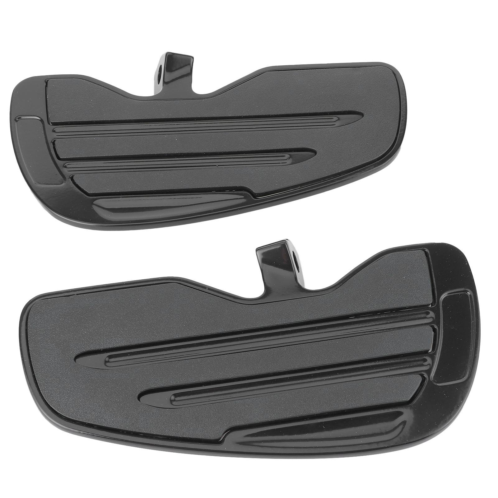 

Aluminum Front Floorboards Foot Pegs Footboard Fit for Indian Sixty Bobber 20152021(Matte Black Glossy Black )