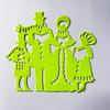 1Set Four Human Metal Cutting Dies DIY Stamps Embossing Scrapbooking Decoration