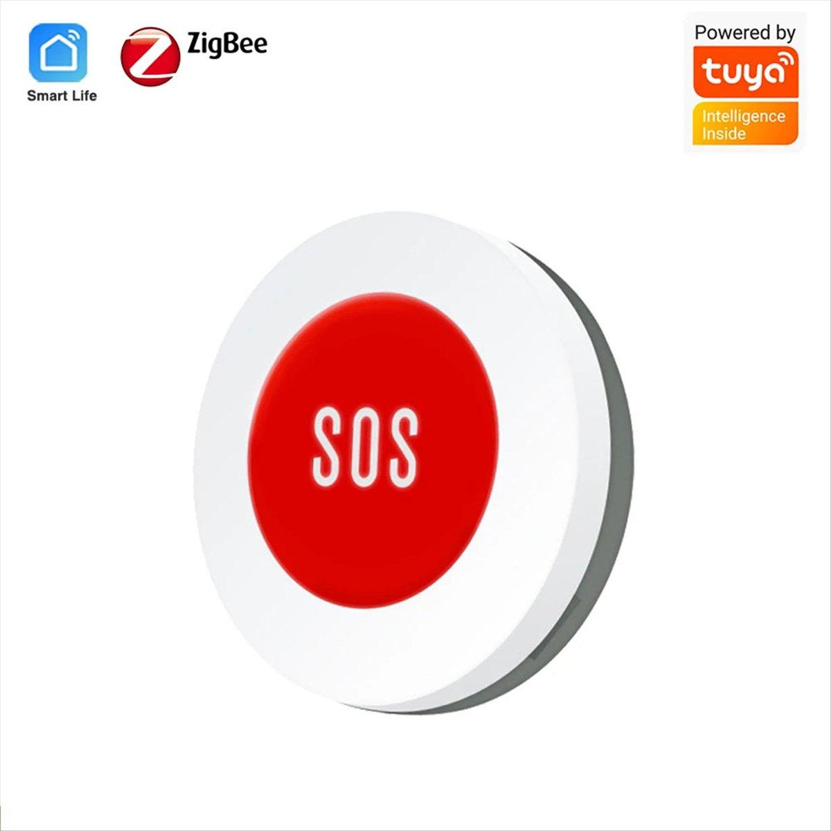 

Tuya Smart ZigBee SOS Button Sensor Alarm Elderly Children Alarm Emergency Help Switch Tuya Smart Life Remote Control China Mainland
