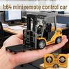 Bluetooth Remote Control Alloy Forklift Model: 1:64 Liftable Toy Truck for Boys