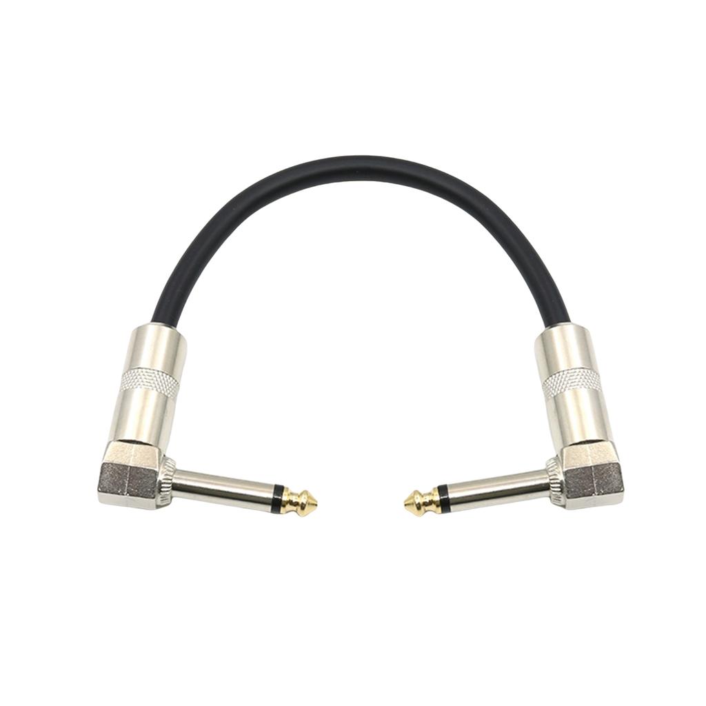 Low Noise Male to Male Guitar Effect Pedal Cables Guitar Patches Cable 6.35mm Right Straight Guitar Effects Pedal Cable