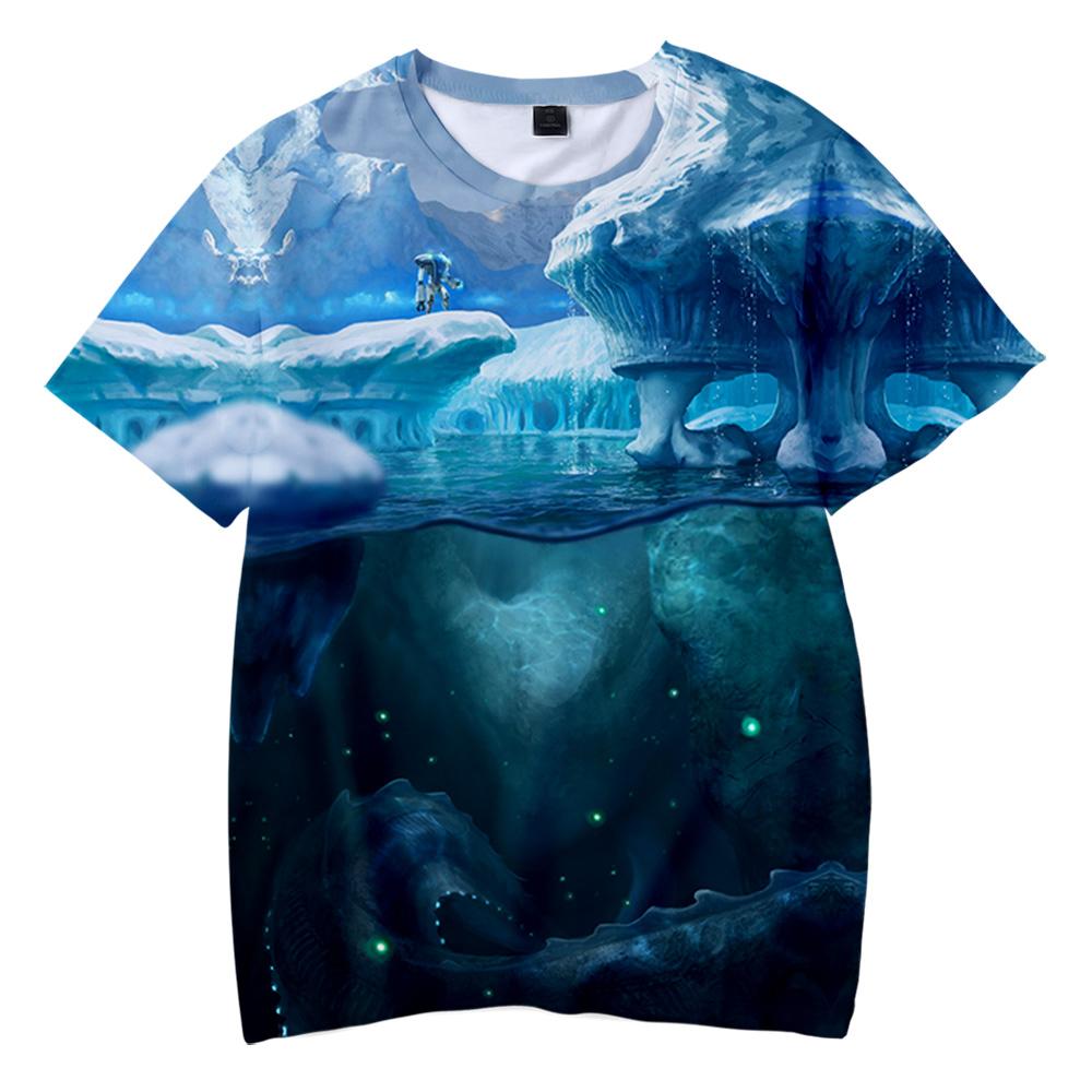 Subnautica Below Zero 3D Gedrucktes Kinder T-Shirt Mode Lässig Cartoons T-Shirt Jungen Mädchen Harajuku Kinderbekleidung Für Mädchen