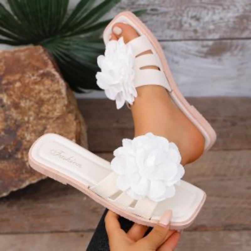 Flat-bottomed Women's Shoes - New Style, Casual, Lightweight, Beach Flip-flops