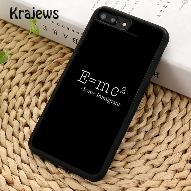 Krajews Physic Equations E=mc2 Math Phone Case Cover For iPhone 17 Air 16 15 14 Plus 11 12 13 Pro Max Coque Fundas