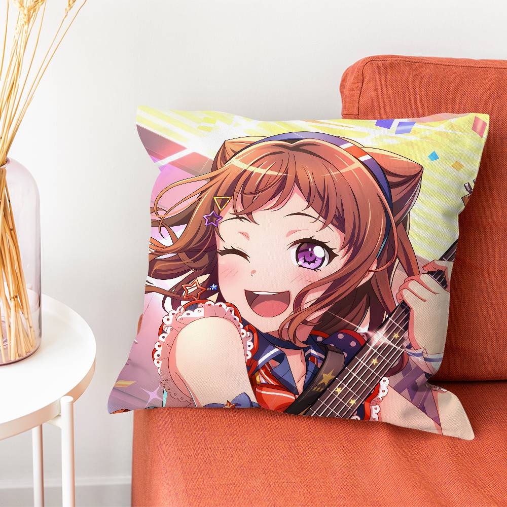 BBanG Dream Anime Pillow Case Plush Fabric Soft Pillowcase Double Sided Print Cushion Cover Household Gifts