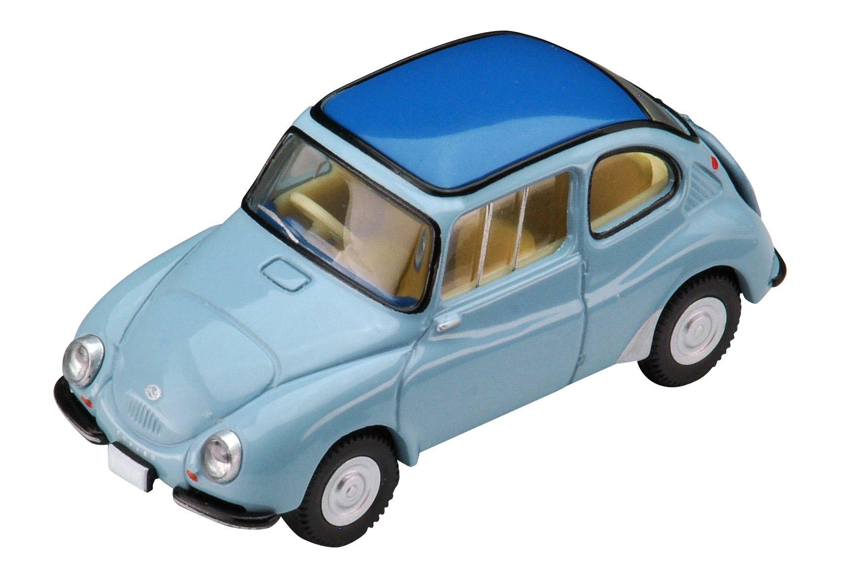 

Tomica Limited Vintage Neo scale Subaru 360 1959 light finished product 1/64 TLV-173b model, blue, светло-синий