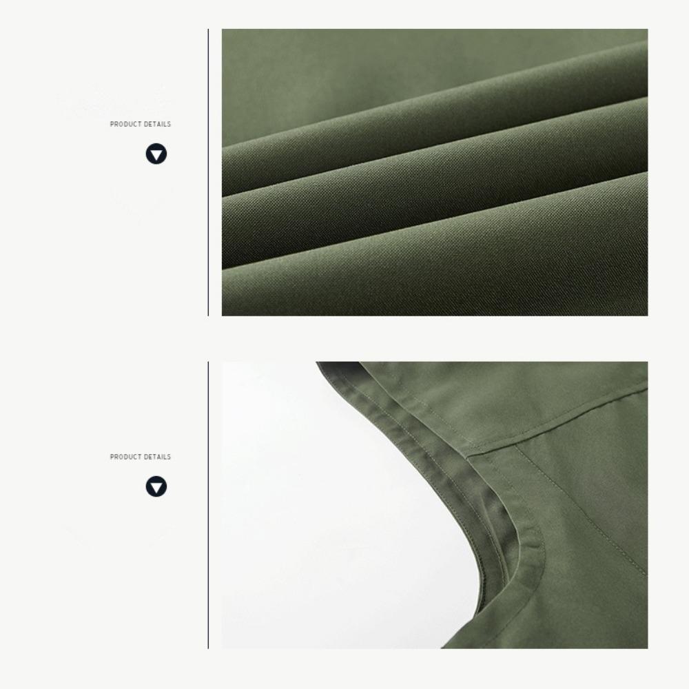 Summer Men Outdoor Breathable Sleeveless Vest Men Casual Multi Pocket Vest Man Cargo Safari Work Waistcoat Plus Size 6XL