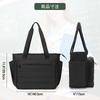 [CURMIO] Teacher Bag, Large Capacity, Commuter Business Bag, Women's, Black
