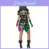 Halloween Parade Clown Costume With Polyester Fabric For Cosplay And Themed Parties